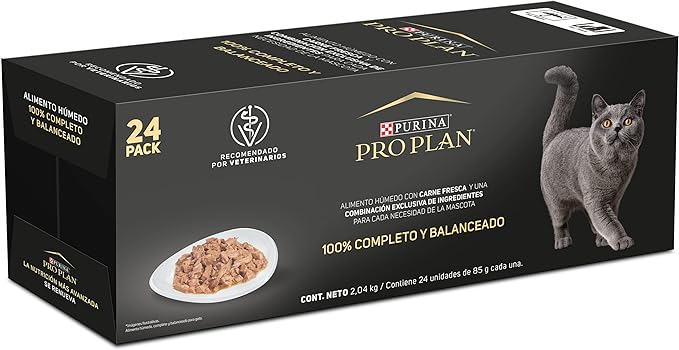 PROPLAN- POUCH GATO ADULTO POLLO SALMÓN 24 pz