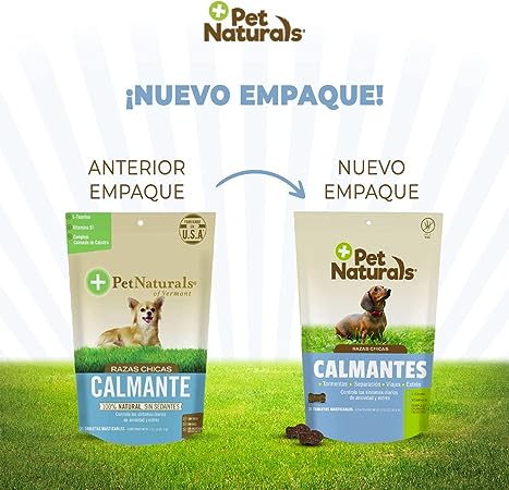 Pet Naturals Razas Chicas Calmantes Naturales de 31.5 g Para Perros - Petopia