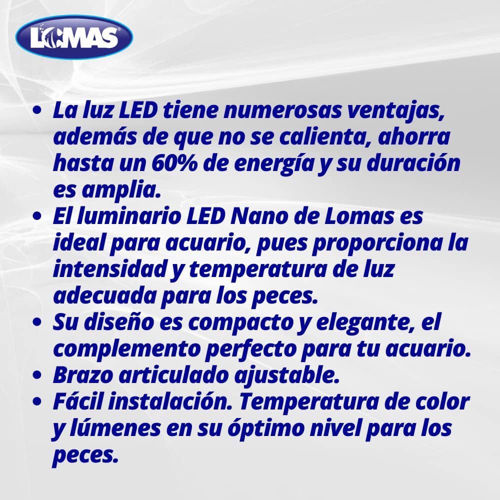 Lomas, Luminario Led Nano