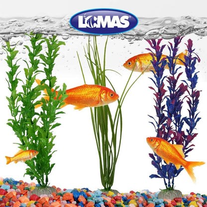 Lomas, Plantas de Plástico para Acuario (6 piezas)