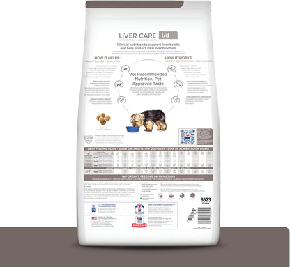Hill's Prescription Diet l/d Salud Hepática Croquetas para Perro 8.01 Kg