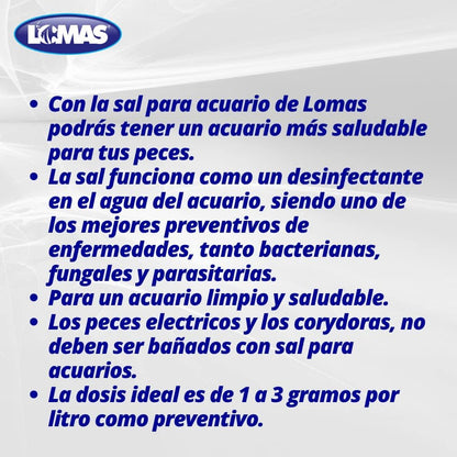 Lomas, Sal Para Acuario 300 gr