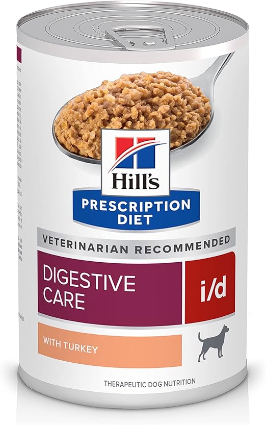 Hill's Prescription Diet i/d Digestive Care (Cuidado Digestivo) Estofado de Verduras y Pollo Alimento enlatado para perros