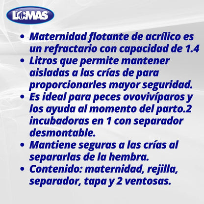 Maternidad Flotante 1.4 litros, Lomas