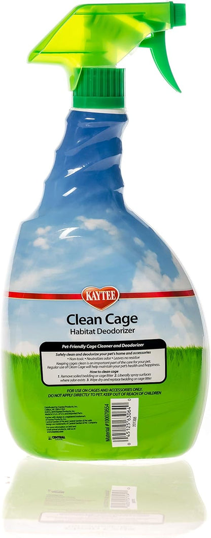 Spray desodorante Kaytee Clean Cage Para Hábitad