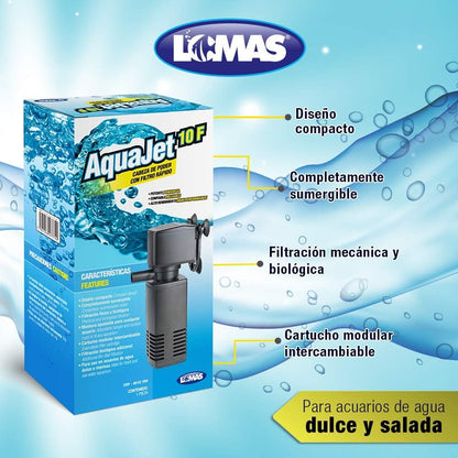 Lomas Cabeza De Poder C/Filtro Rápido Aquajet