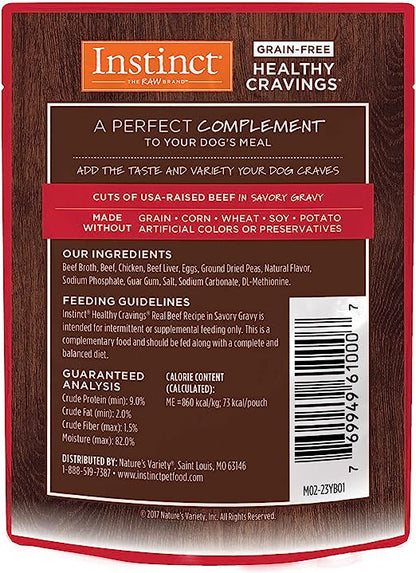 Instinct Healthy Cravings Receta de Res Para Perros - Petopia