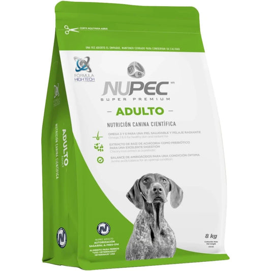 NUPEC ADULTO RAZA MEDIANA Y GRANDE 8 KG