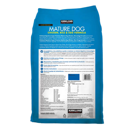 Kirkland Signature Alimento para Perro Adulto con Pollo, Arroz y Huevo 18.1 kg