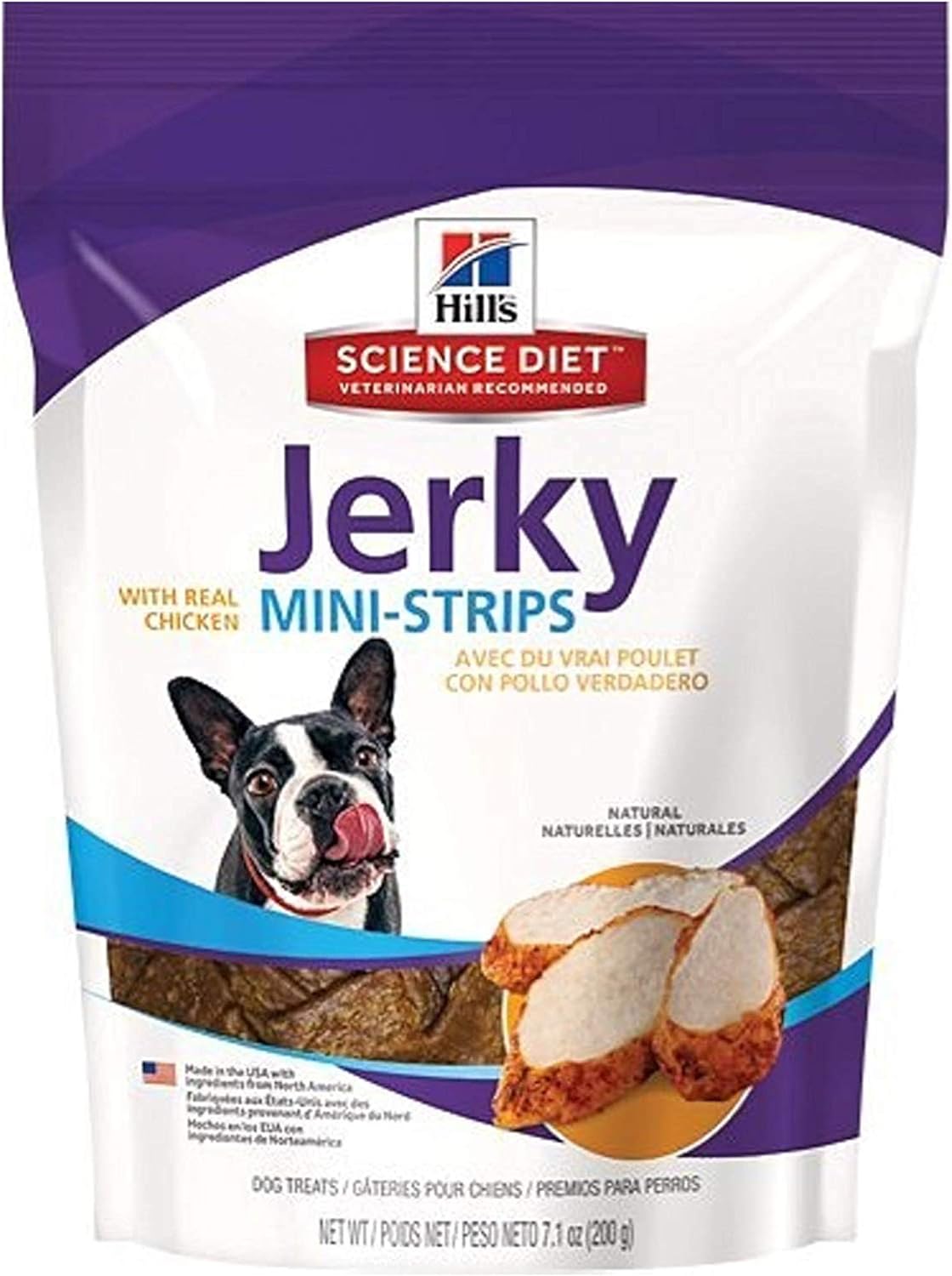 Hill's Science Diet, Jerky Snacks para Perro, Tiras pequeñas, Pollo