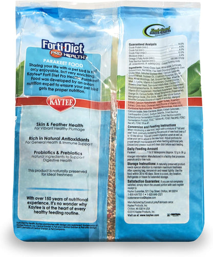 Kaytee Forti-Diet Pro Health, Alimento para Periquito Australiano, 907 Gr ( 2 LB)