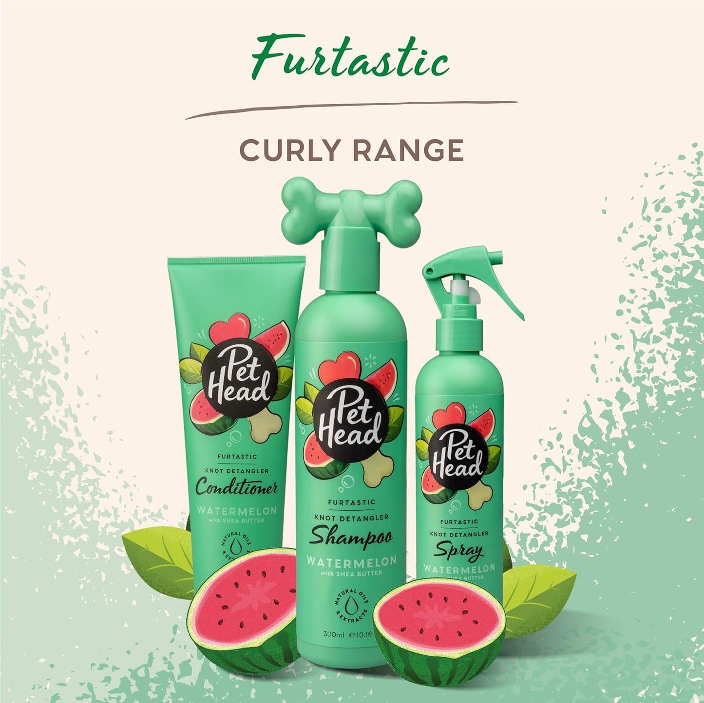 Pet Head Shampoo Desenredante Para Perro Furtastic Sandía con Manteca