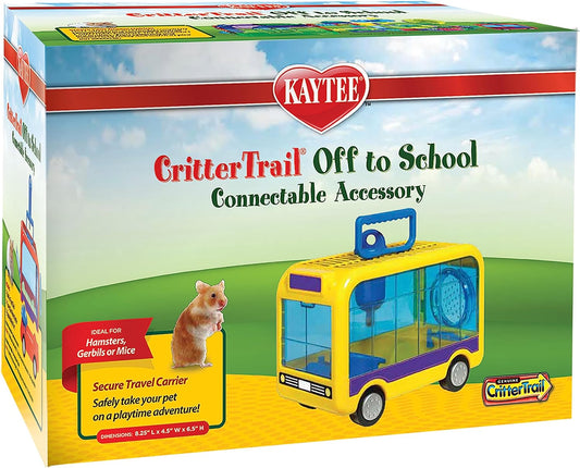 Kaytee CritterTrail Off to School Transportador Para Animales Pequeños (variedad de colores)