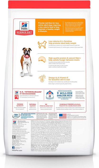 Hill's Science Diet, Alimento para Perro Adulto Light, Seco (Bulto)