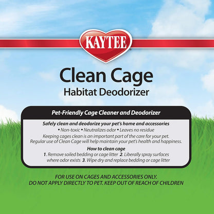 Spray desodorante Kaytee Clean Cage Para Hábitad