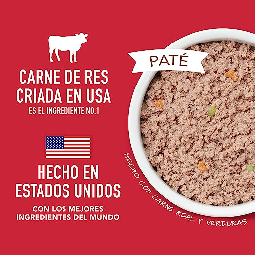 INSTINCT Original Lata Receta de Res de para Perros (lata de 374 g) - Petopia