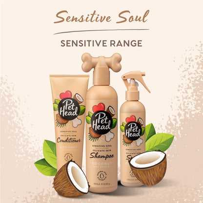 Pet Head, Shampoo Natural Sensitive Soul Perro Coco-Avena