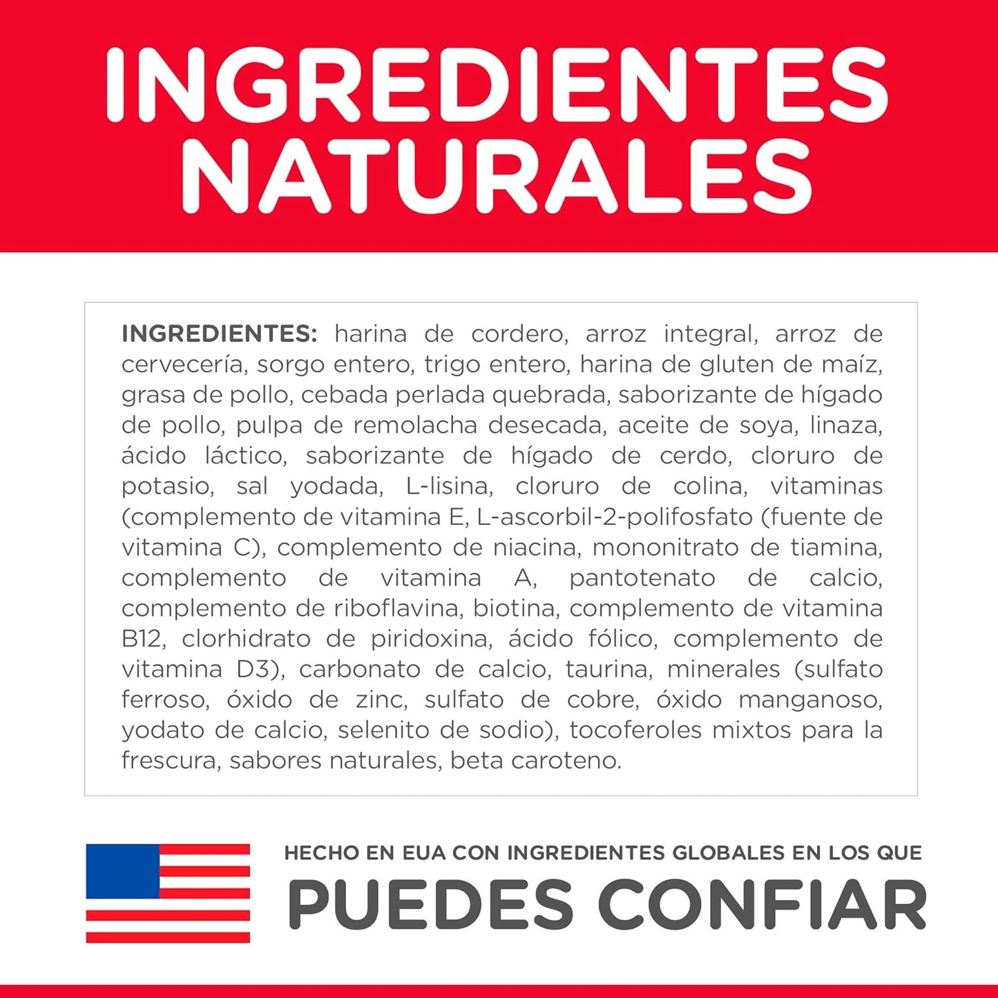 Hill's Science Diet Alimento para Perros Adultos Receta de Cordero y Arroz Integral 15 kg
