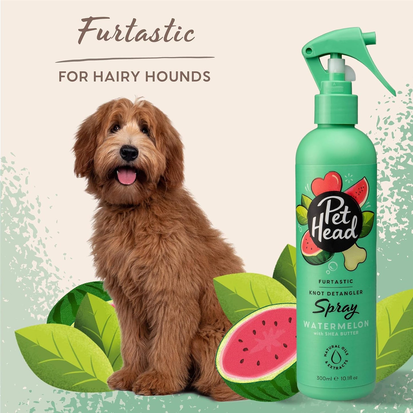 Pet Head Atomizador Desenredante Para Perro Furtastic Sandía con Manteca de Shea