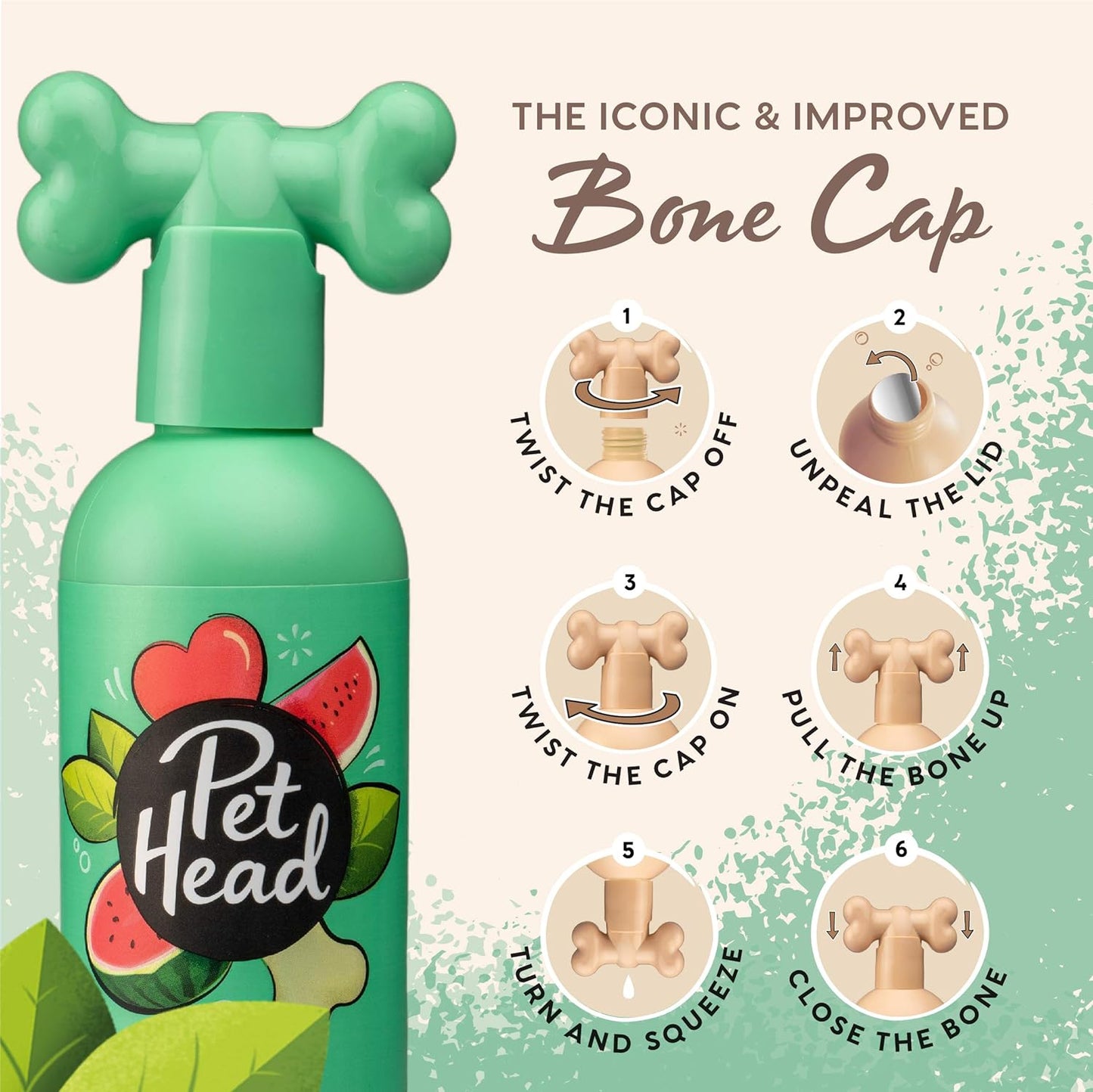 Pet Head Shampoo Desenredante Para Perro Furtastic Sandía con Manteca
