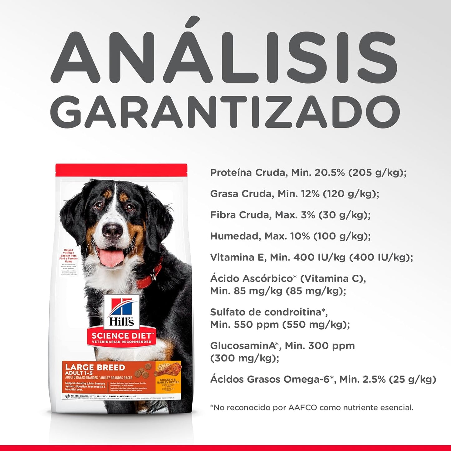 Hill's Science Diet Large Breed, Alimento Seco para Perro Adulto Raza Grande