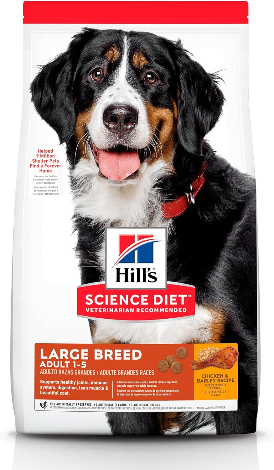 Hill's Science Diet Large Breed, Alimento Seco para Perro Adulto Raza Grande