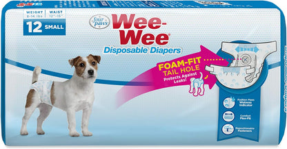 Wee-Wee Pañales con indicador de humedad para perros, talla Ch