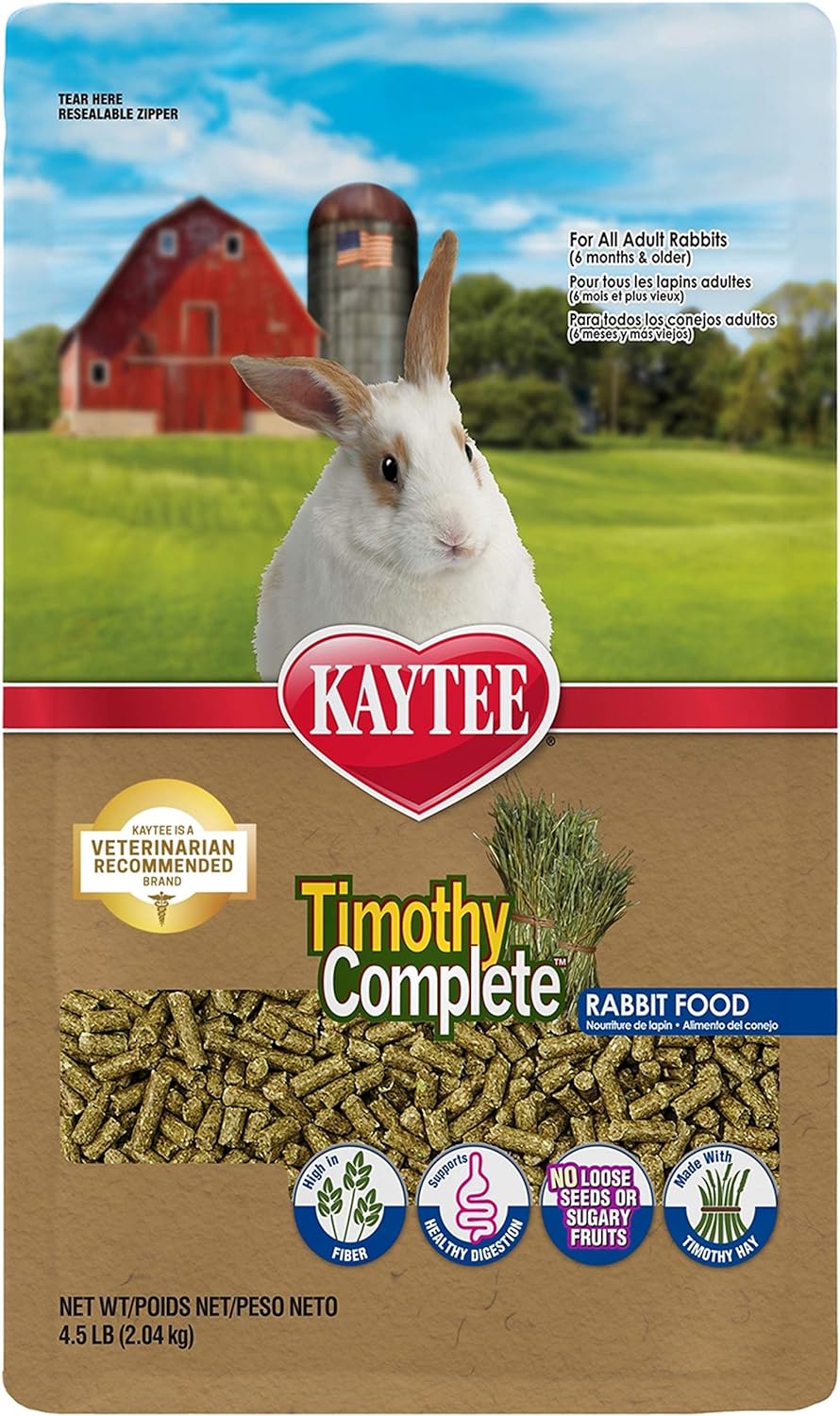 Kaytee Timothy Complete Alimento para Conejo 2.043 Kg (4.5 Lb)
