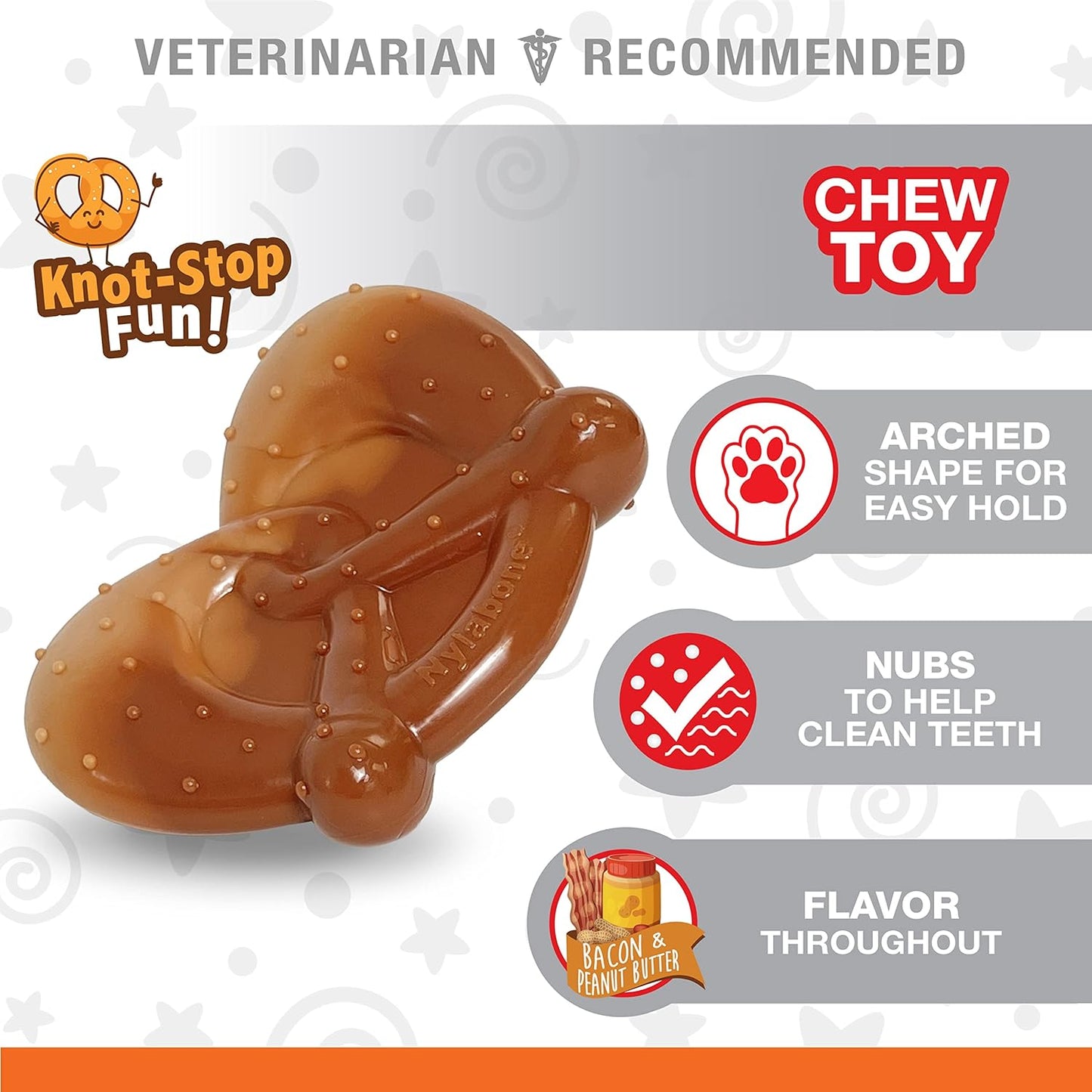 Power Chew Pretzel Juguete para perros