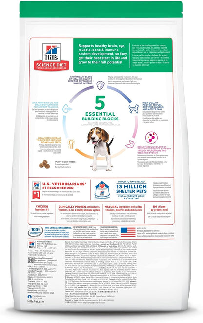 Hill's Science Diet, Alimento para Perro Puppy (Cachorro) Receta Original, Croquetas