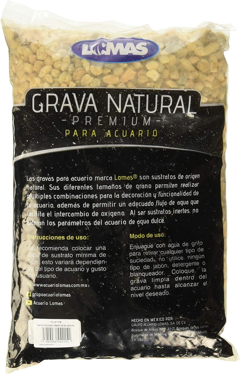 Lomas - Grava Para Acuario 3 Kg