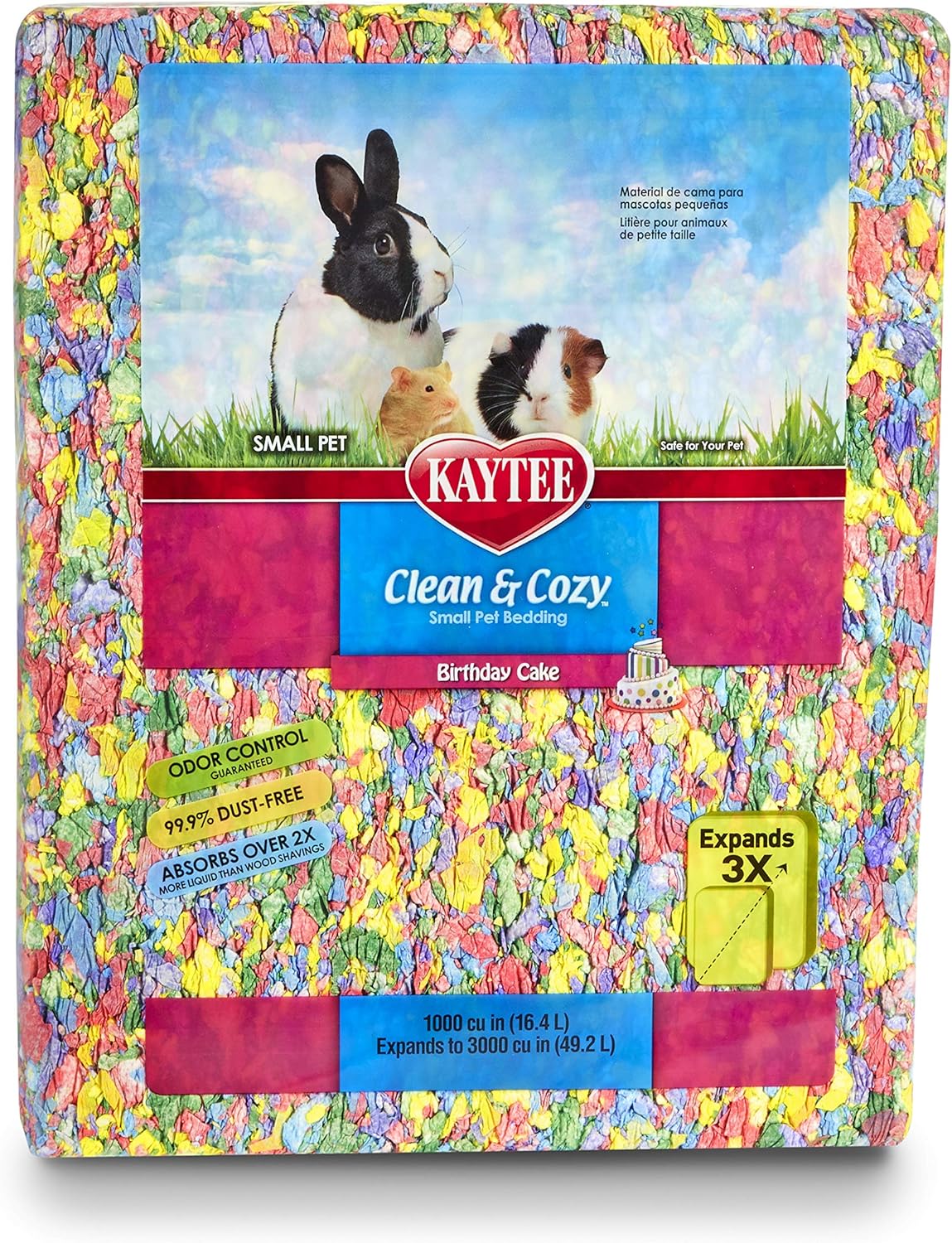 Kaytee Sustrato Clean & Cozy Birthday Cake 49.2L