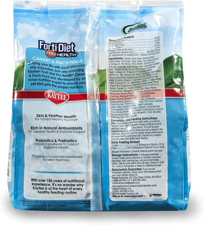Kaytee Forti-Diet Pro Health Alimento para Canario y pinzón , 907 gr (2LB)
