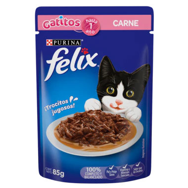 FELIX Gatitos Carne Salsa 85 g