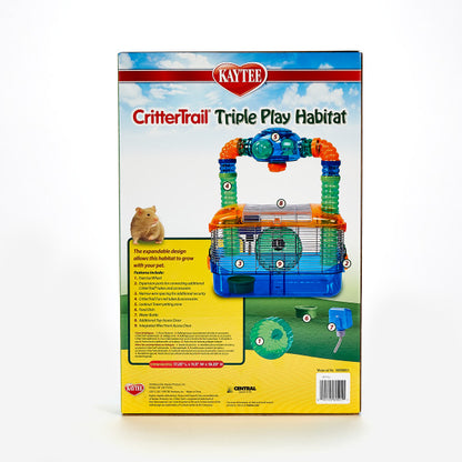 Kaytee CritterTrail Hogar para Hamster Hábitat Triple
