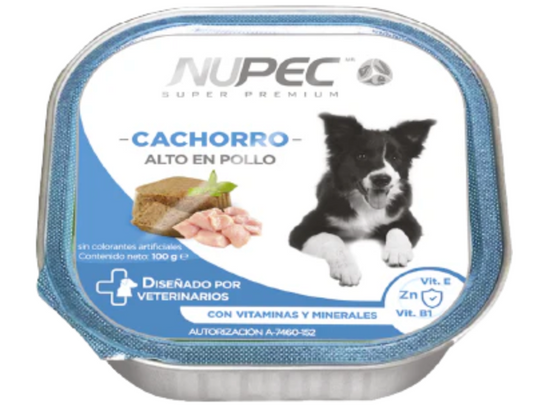 NUPEC WET CACHORRO 4 LATAS DE 100GRS