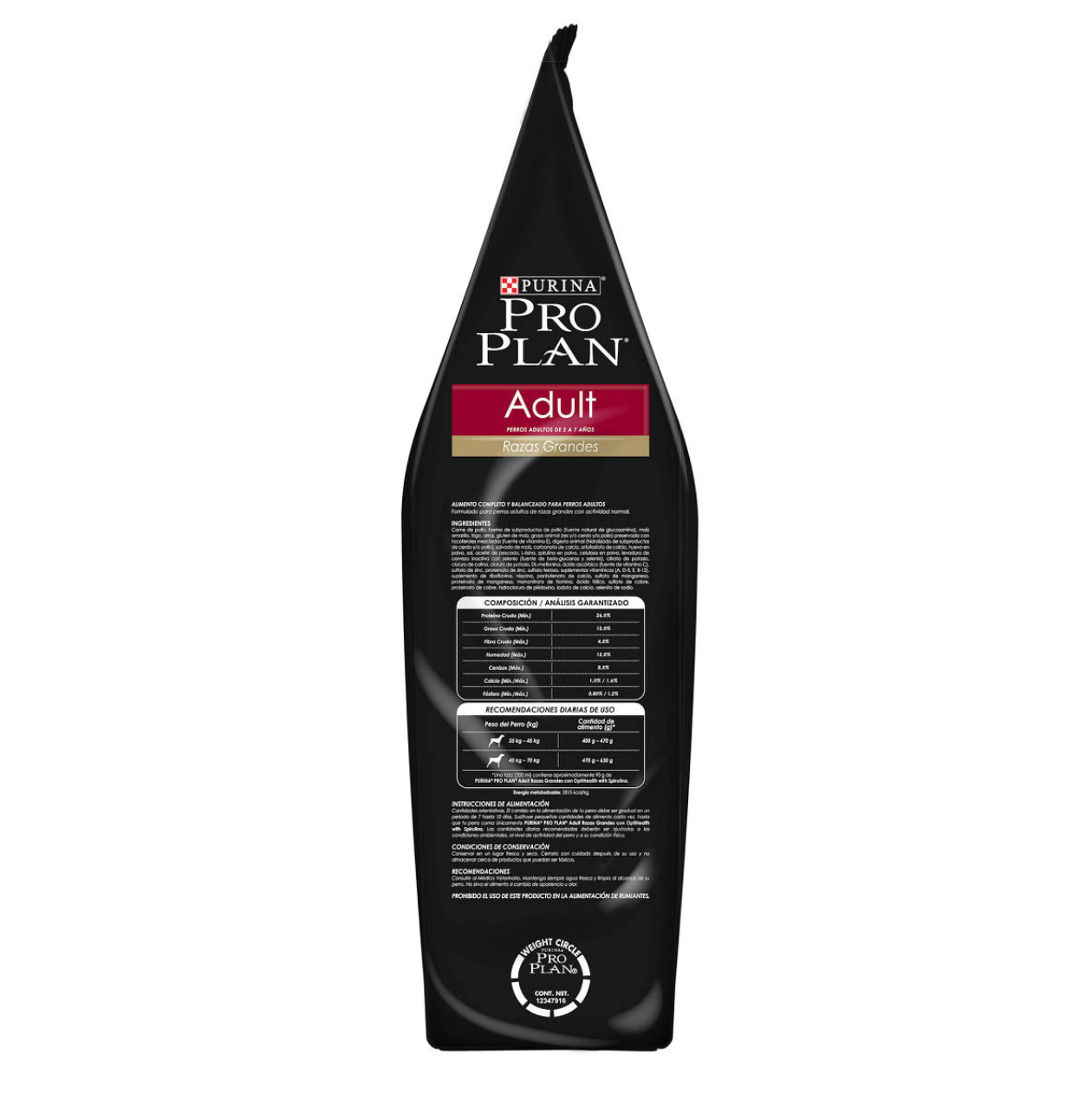 PROPLAN- ADULTO LB BAG 10 + 3 KGS 13 Kg