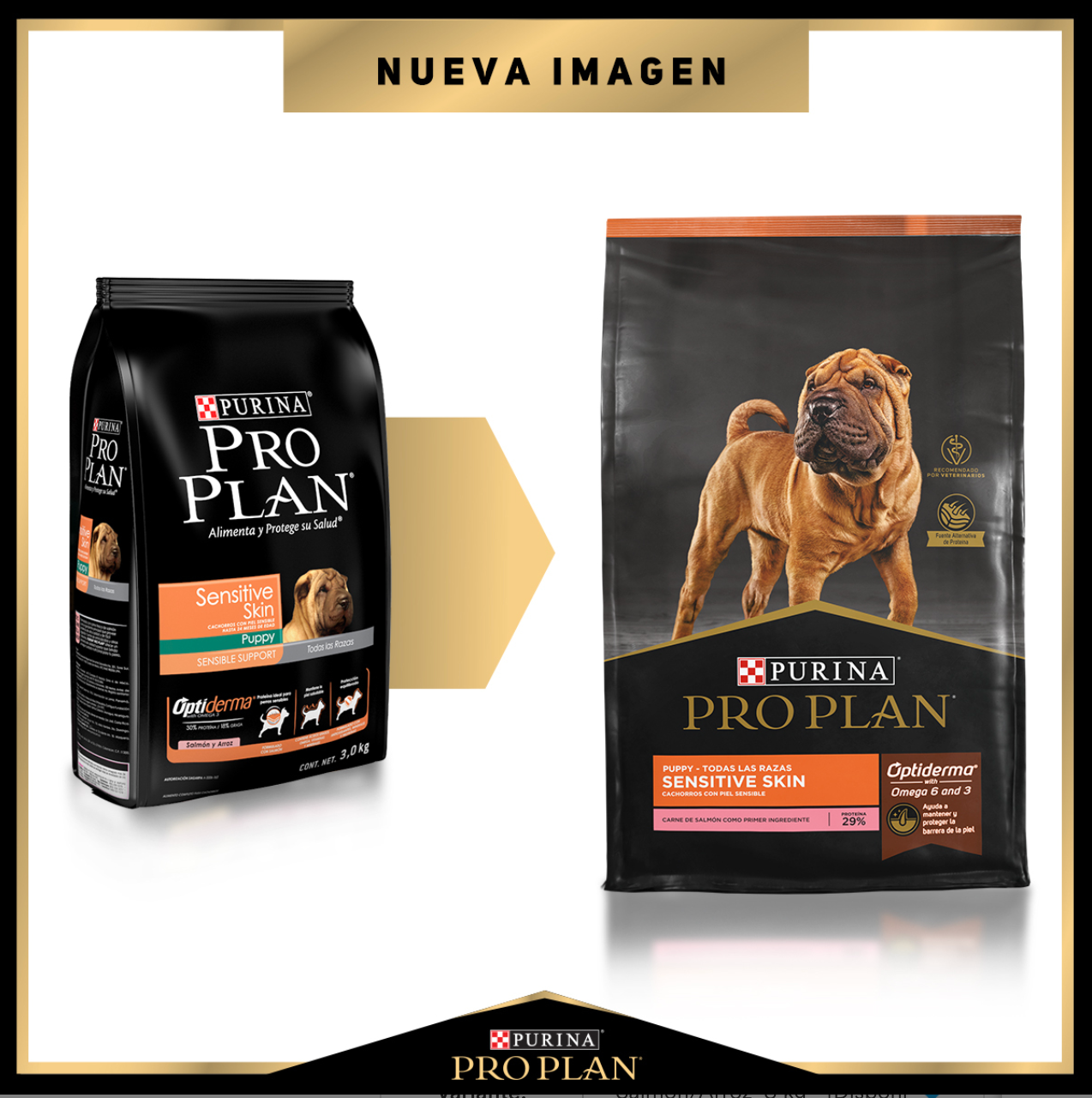 PROPLAN-CACHORRO SENSITIVE SKIN TODAS LAS RAZAS CON OPTIDERM 13 kg