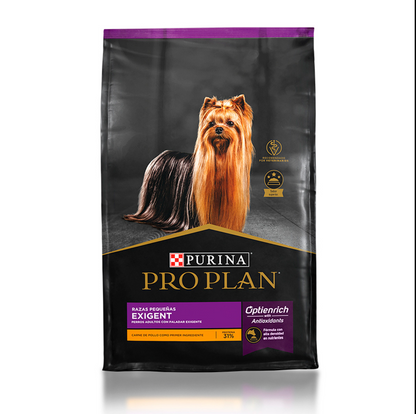PROPLAN ADULTO RAZA PEQUEÑA EXIGENT CON OPTIENRICH 7.5 kg