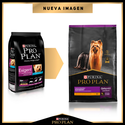 PROPLAN PERRO ADULTO RAZA PEQUEÑA EXIGENT CON OPTIENRICH 3 kg