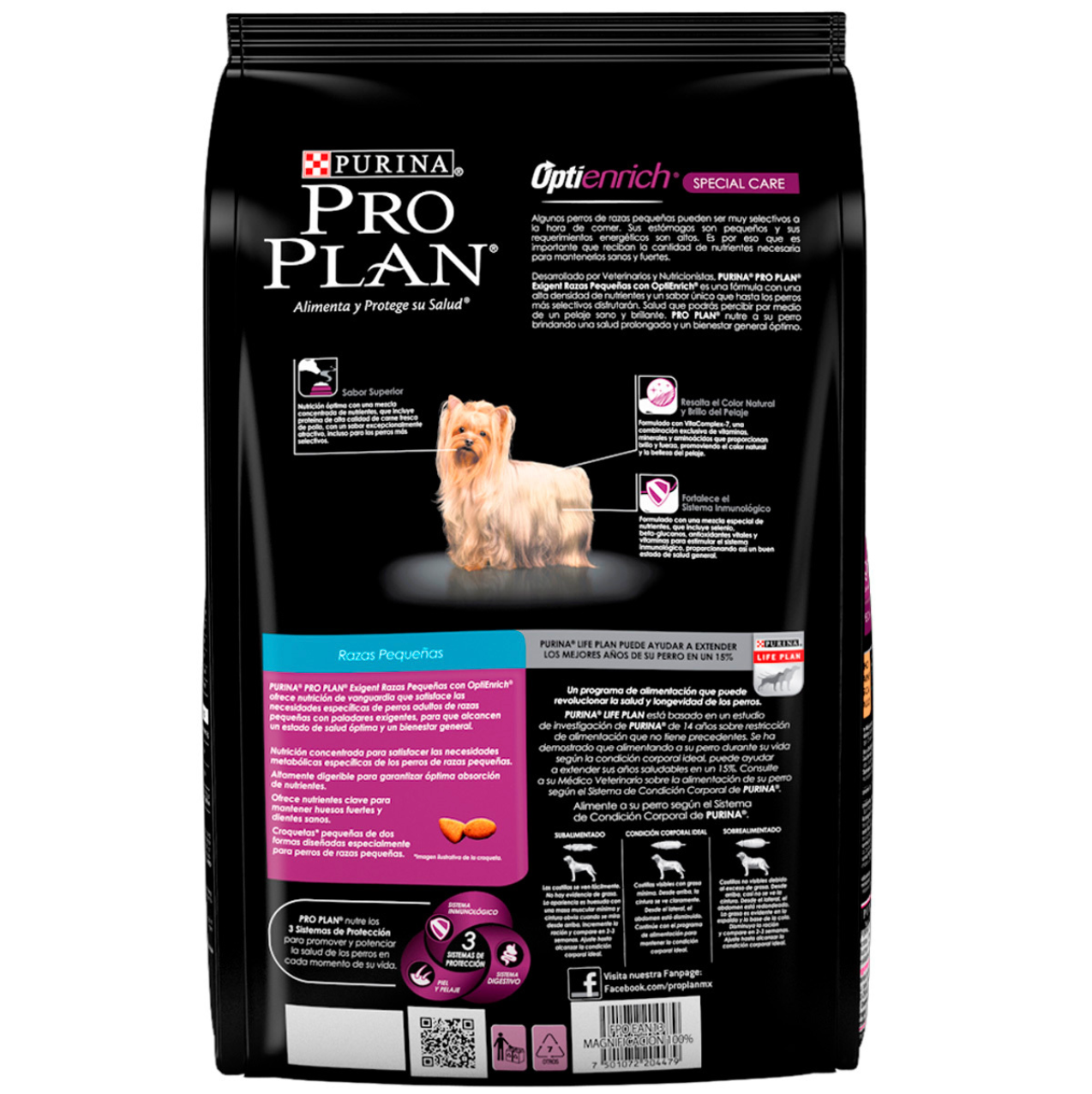 PROPLAN-ADULTO RAZA PEQUEÑA EXIGENT CON OPTIENRICH 1kg
