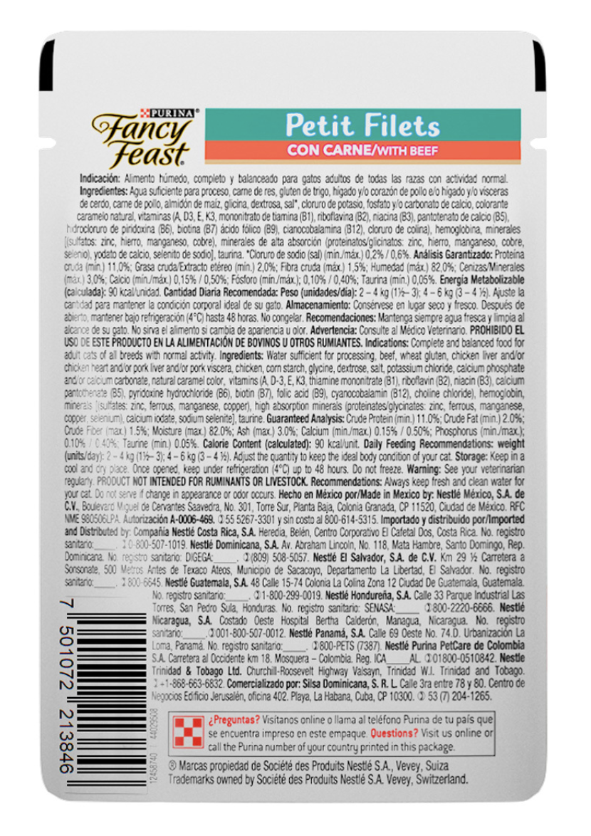 FANCY FEAST Petit Filete Carne Pouch 85 g