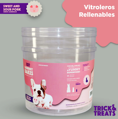 Bote Cerdito Agridulce (No incluye galletas) Contenedor Trick & Treats - Petopia