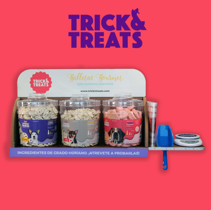 Bote Pay de Fresa (No incluye galletas) Contenedor Trick & Treats - Petopia
