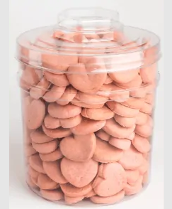 Bote Be Mine Sandia (No incluye galletas) Contenedor Trick & Treats - Petopia