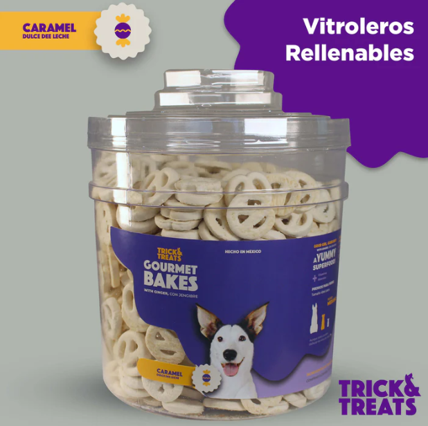 Bote Dulce de Leche (No incluye galletas) Contenedor Trick & Treats - Petopia