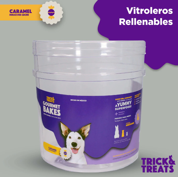 Bote Dulce de Leche (No incluye galletas) Contenedor Trick & Treats - Petopia