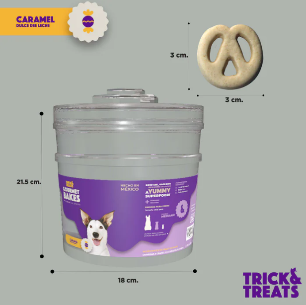 Bote Dulce de Leche (No incluye galletas) Contenedor Trick & Treats - Petopia