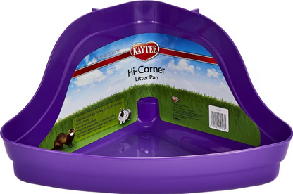 Kaytee Arenero de Plástico Hi-Corner Para Animales Pequeños (Variedad de Colores)