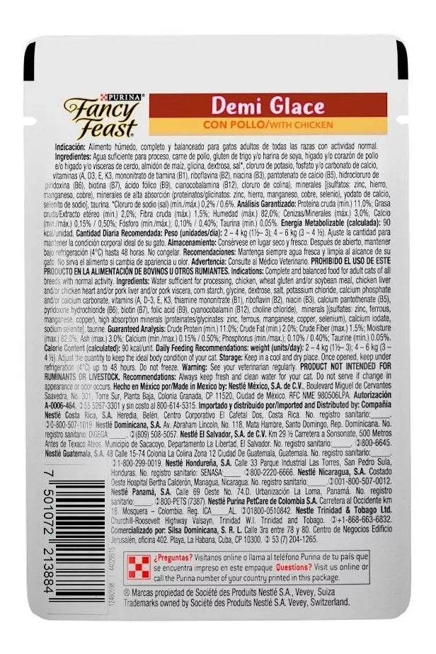 FANCY FEAST Demi Glace Pollo 85 g